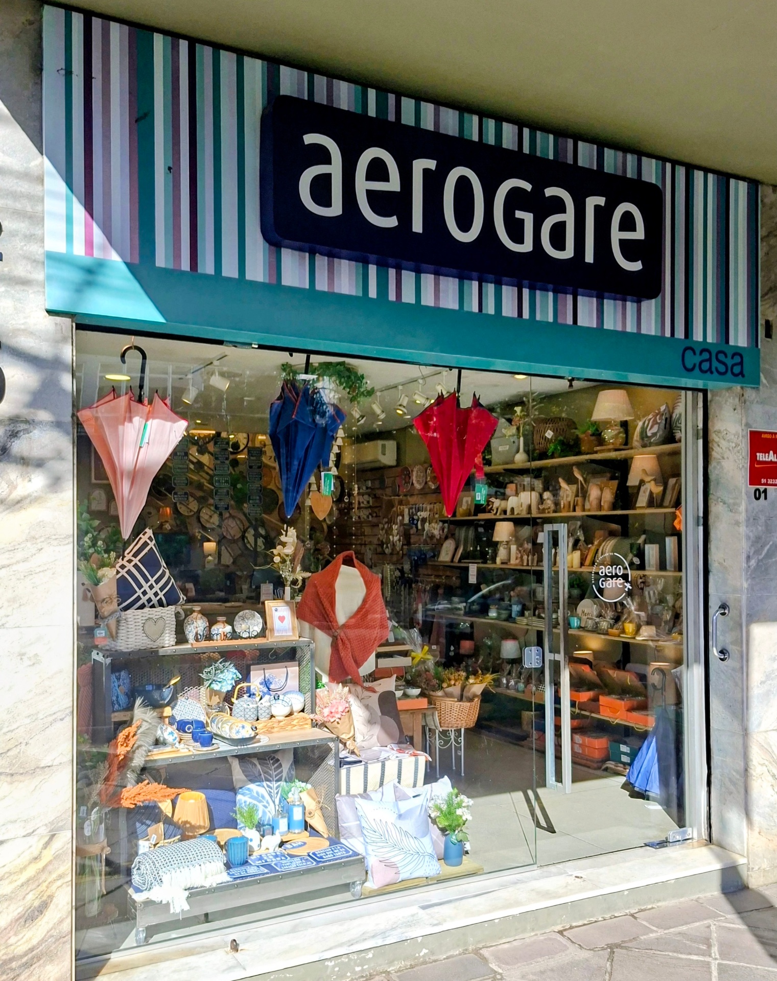 Fachada da loja Aerogare Casa